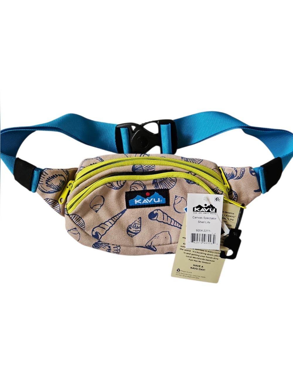 KAVU Canvas Spectator Belt Bag in Shell Life | NWT | Fanny Pack - Picture 5 of 5